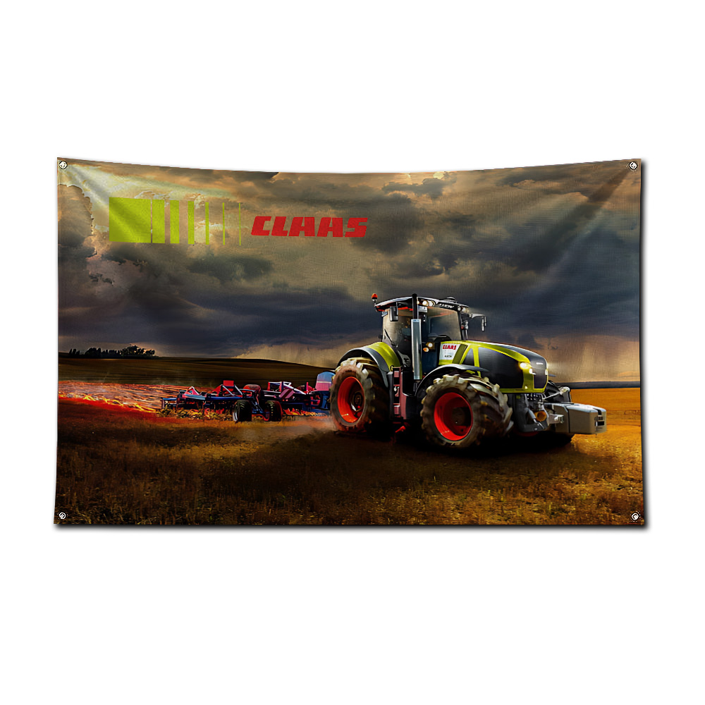 Флаг-баннер для трактора и ком – обзор и цена Agriculture Farming Logos