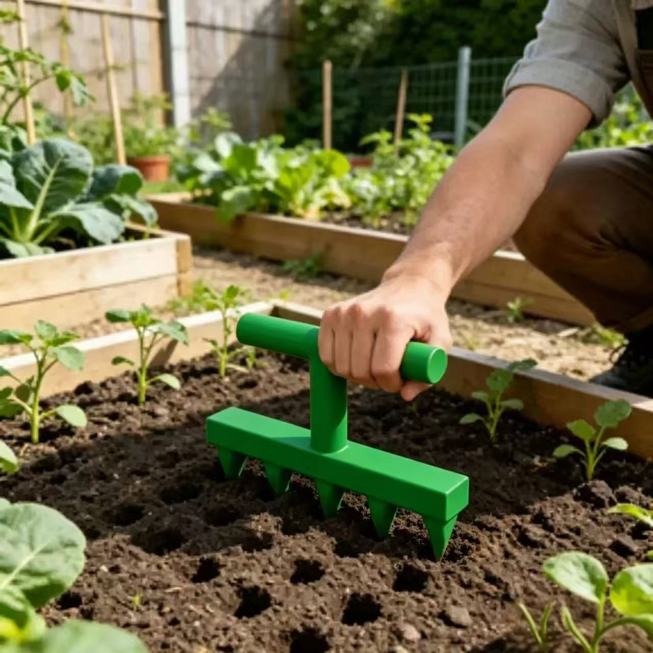 Сеялка для перфорации почвы дл – обзор и цена Vegetable Transplanter