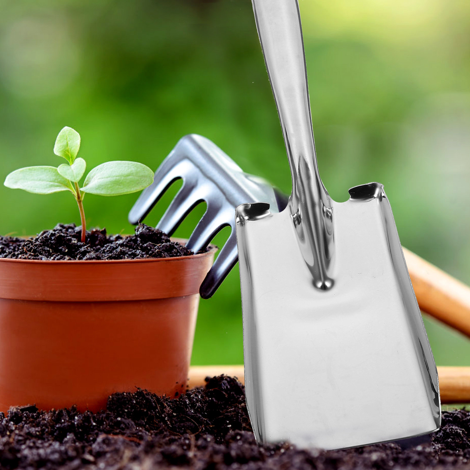 Утолщенная лопата из нержавеющ – обзор и цена Vegetable Transplanter